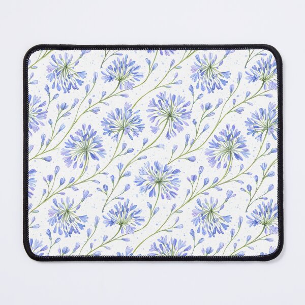 Item preview, Flowing Vine Stripe Agapanthus Pattern designed and sold by HOMETOWN86.