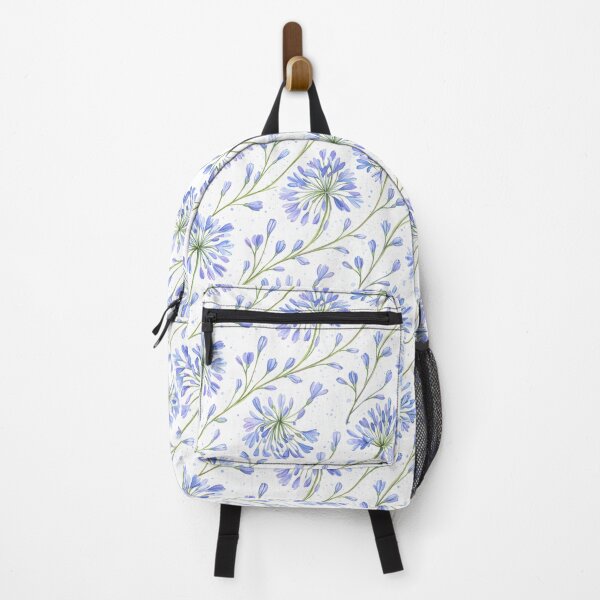 Item preview, Flowing Vine Stripe Agapanthus Pattern designed and sold by HOMETOWN86.