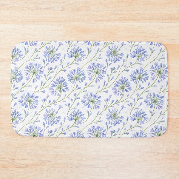 Item preview, Flowing Vine Stripe Agapanthus Pattern designed and sold by HOMETOWN86.