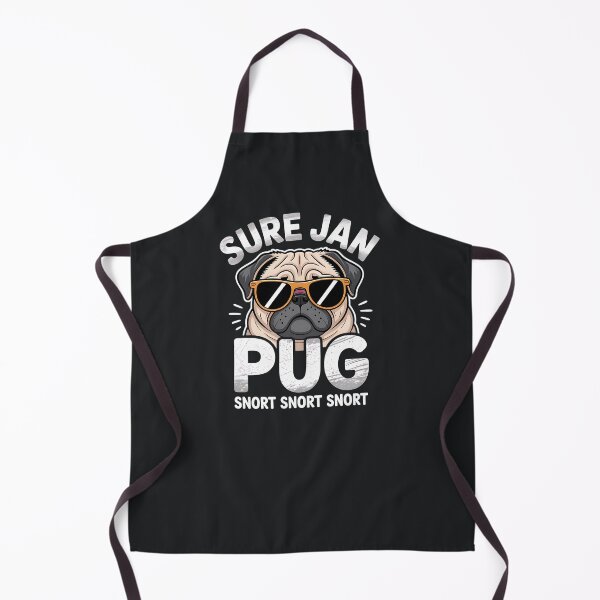 Item preview, Sure Jan – Funny Pug Sarcastic Meme designed and sold by Taans-Creation.
