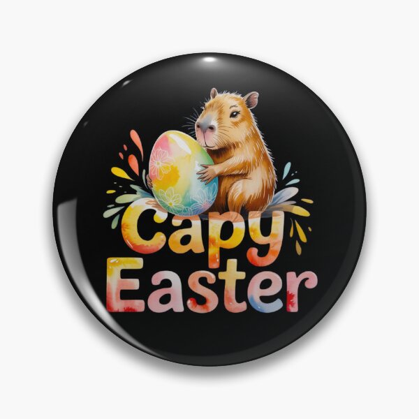 Artikelvorschau, Niedliches Capy Ostern entworfen und verkauft von ImagiSpark Press.