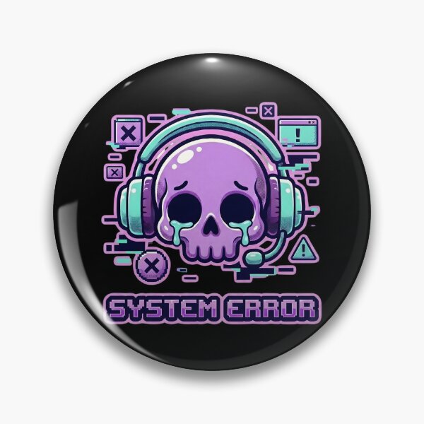 Item preview, System Error – Funny Gamer Skeleton Glitch Design for Tech Lovers and Overthinkers designed and sold by laggy-soul-0.