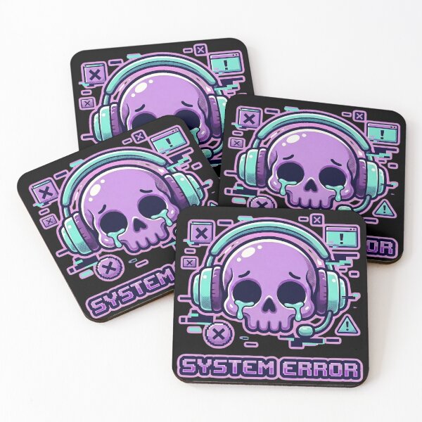 Item preview, System Error – Funny Gamer Skeleton Glitch Design for Tech Lovers and Overthinkers designed and sold by laggy-soul-0.