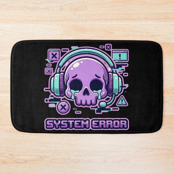 Item preview, System Error – Funny Gamer Skeleton Glitch Design for Tech Lovers and Overthinkers designed and sold by laggy-soul-0.
