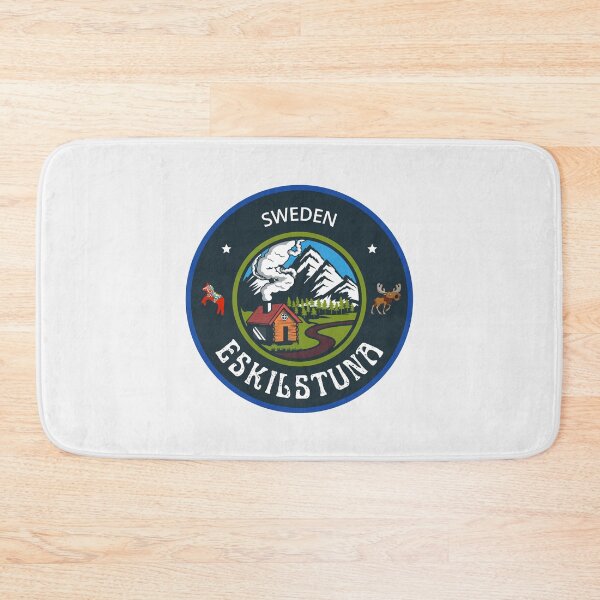 Item preview, Eskilstuna Sweden Emblem | Scandinavian Travel Badge Design designed and sold by World Designs.