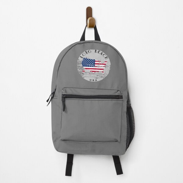 Item preview, Long Beach United States of America | Worn Flag Travel Badge designed and sold by World Designs.