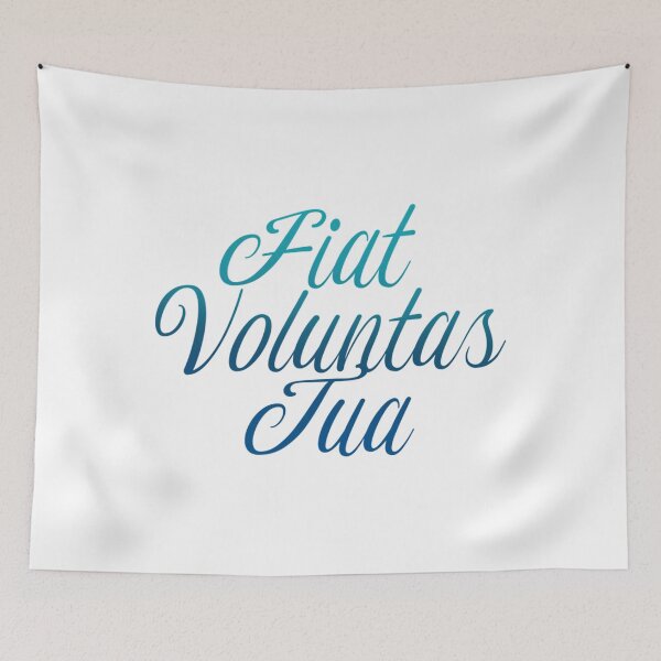 Item preview, Fiat Voluntas Tua Latin Thy Will Be Done designed and sold by ebxkdvfl69.