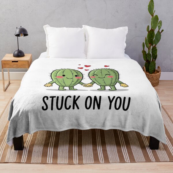 Item preview, Cute Cactus Couple Valentine designed and sold by Pixelzo.