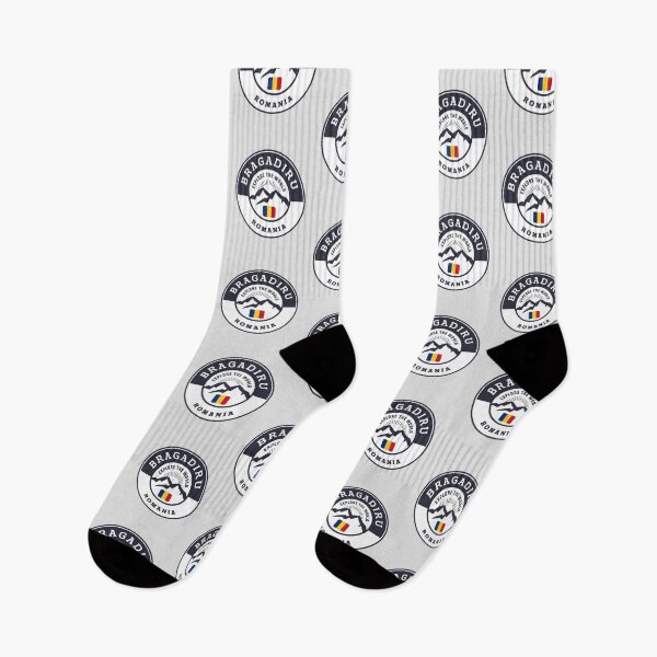 Item preview, Bragadiru Romania | Black and White Travel Crest designed and sold by World Designs.
