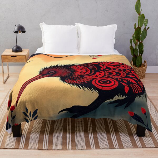 Item preview, Kiwi Bird with Intricate Patterns designed and sold by cuprum.