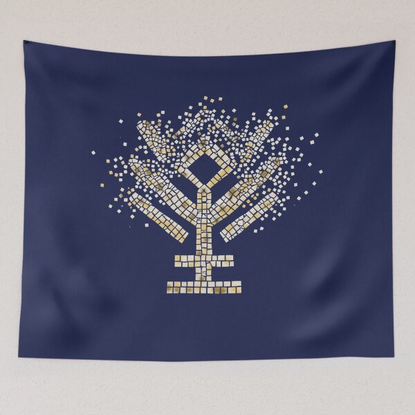 Item preview, "The Golden Pixel Tree: Eternal Roots designed and sold by codex antique.