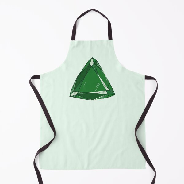 Aperçu de l'œuvre Triangle de pierre précieuse vert créée et vendue par MelittArt.