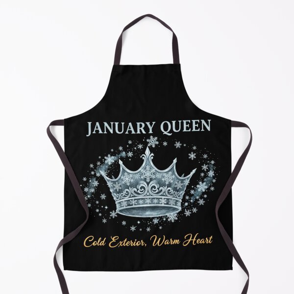 Item preview, JANUARY QUEEN January Queen - Cold Exterior Warm Heart Winter Crown Birthday winter queen snow colder weather designed and sold by Jt41.