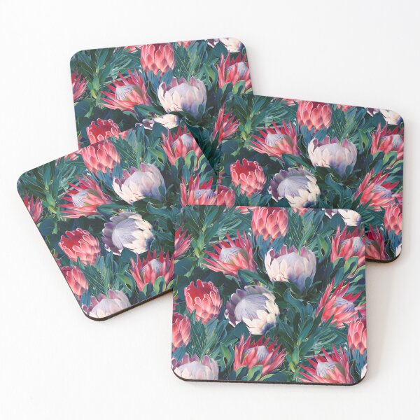 Item preview, Lush Protea Botanical with Blue Green Leaves designed and sold by micklyn.