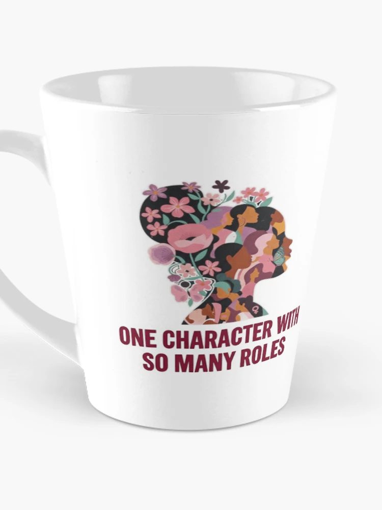 Thumbnail 3 of 4, Coffee Mug, One Character With So Many Roles designed and sold by Thread&Fable.