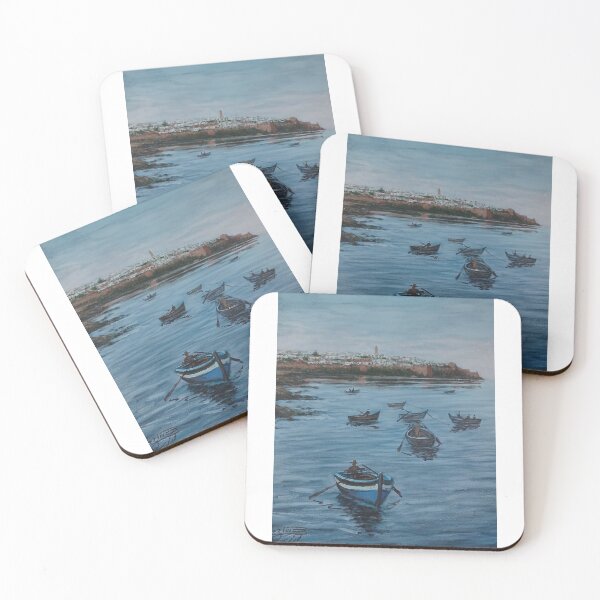 Item preview, Salé Marina Reflections – Moroccan Coastal Boats designed and sold by Majnon8bp.