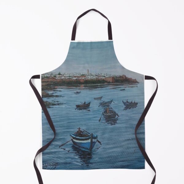 Item preview, Salé Marina Reflections – Moroccan Coastal Boats designed and sold by Majnon8bp.