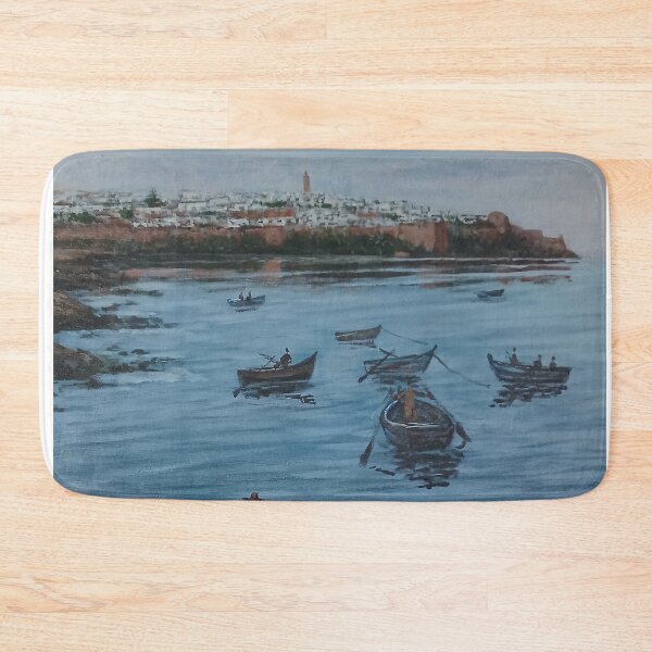 Item preview, Salé Marina Reflections – Moroccan Coastal Boats designed and sold by Majnon8bp.