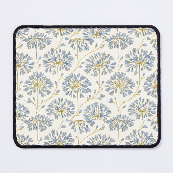 Item preview, Gold Line Accent Agapanthus Pattern designed and sold by HOMETOWN86.