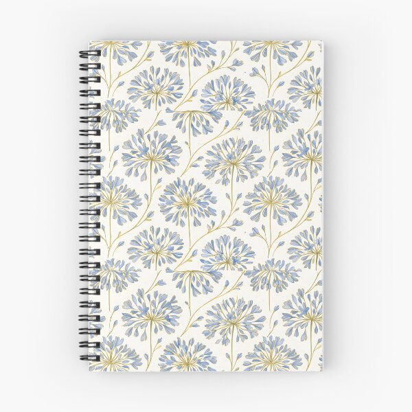 Item preview, Gold Line Accent Agapanthus Pattern designed and sold by HOMETOWN86.