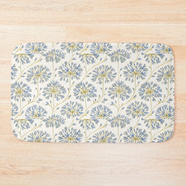 Item preview, Gold Line Accent Agapanthus Pattern designed and sold by HOMETOWN86.