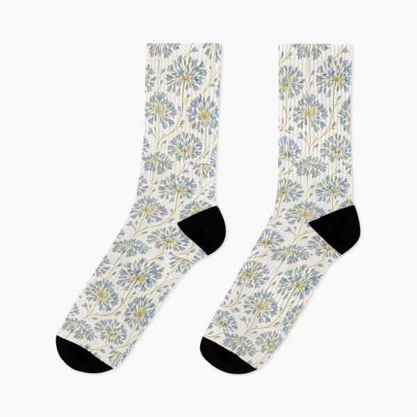 Item preview, Gold Line Accent Agapanthus Pattern designed and sold by HOMETOWN86.