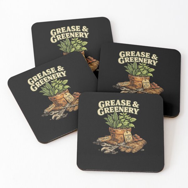 Item preview, Grease & Greenery – Blue Collar Plant Mom Mechanic Gift Design designed and sold by HubCreates.