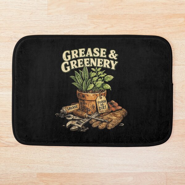 Item preview, Grease & Greenery – Diseño de regalo para una mamá mecánica de plantas con experiencia. designed and sold by HubCreates.