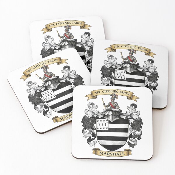 Item preview, The Marshall Family Coat of Arms designed and sold by BagTown Clans.