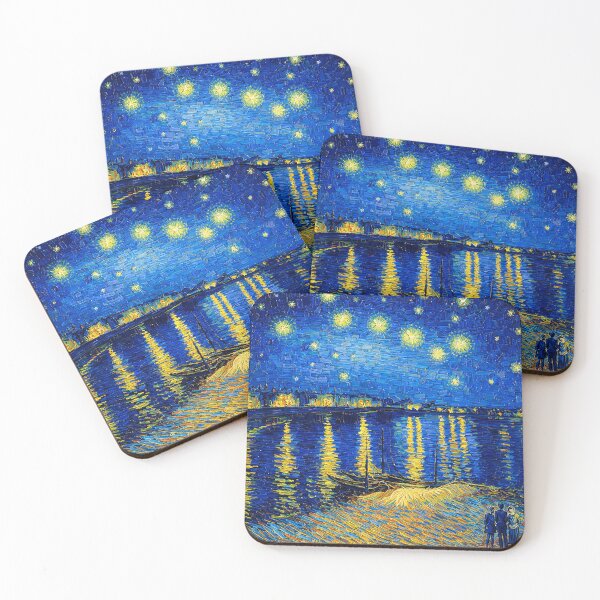 Item preview, Vincent van Gogh Starry night over the Rhone Remastered designed and sold by LuluLeb.