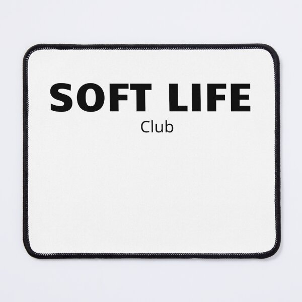 Item preview, Soft Life Club Minimalist Aesthetic T-Shirt designed and sold by CalmMandala.