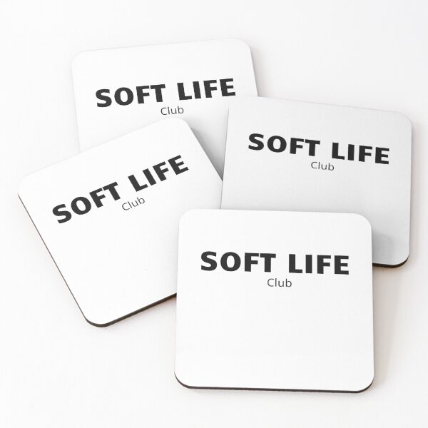 Item preview, Soft Life Club Minimalist Aesthetic T-Shirt designed and sold by CalmMandala.