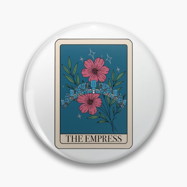 Item preview, Aquamarine Pine Flower Tiara Tarot Card designed and sold by FreeOrca.