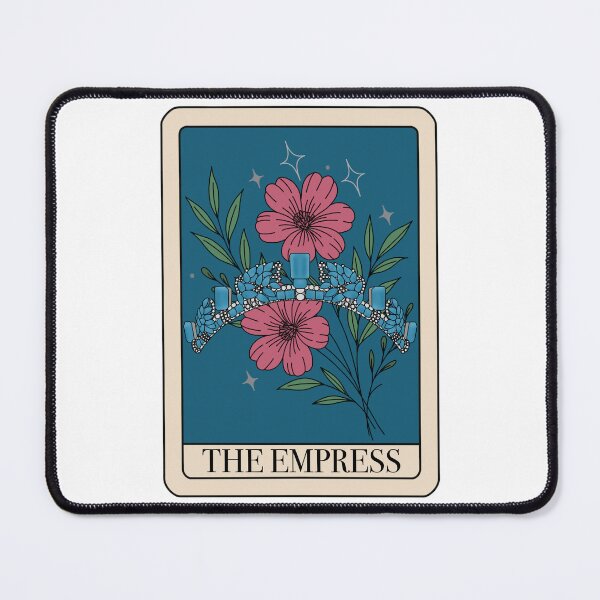 Item preview, Aquamarine Pine Flower Tiara Tarot Card designed and sold by FreeOrca.