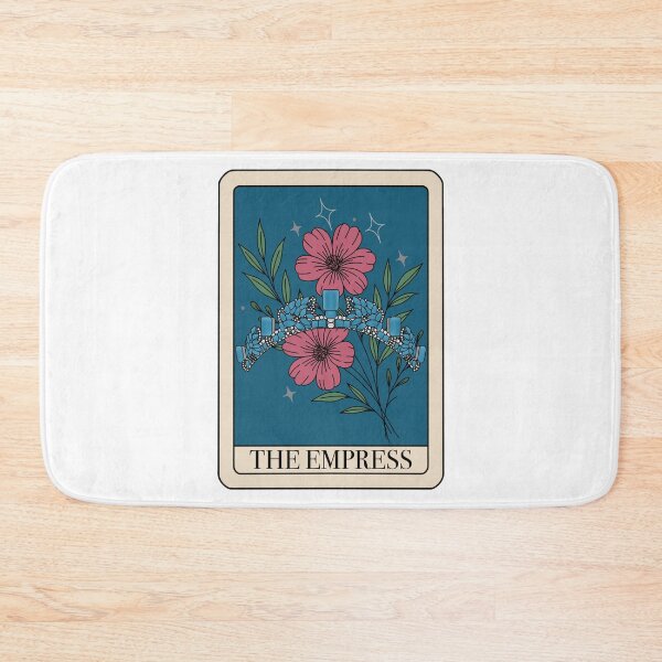 Item preview, Aquamarine Pine Flower Tiara Tarot Card designed and sold by FreeOrca.