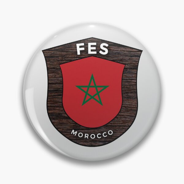 Artikelvorschau, Fes, Marokko | Flaggen- und Wappen-Reiseemblem entworfen und verkauft von World Designs.
