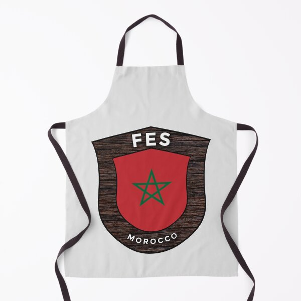 Item preview, Fes Morocco | Flag Shield Travel Emblem designed and sold by World Designs.