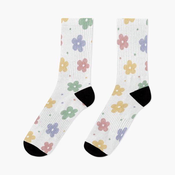 Item preview, Cute Pastel Floral Seamless Pattern - crayon, chalk texture  designed and sold by FashioonTrends.