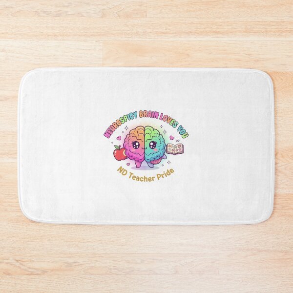 Item preview, Neurospicy Brain Loves You ND Teacher Pride Sticker designed and sold by OrikuStudio.