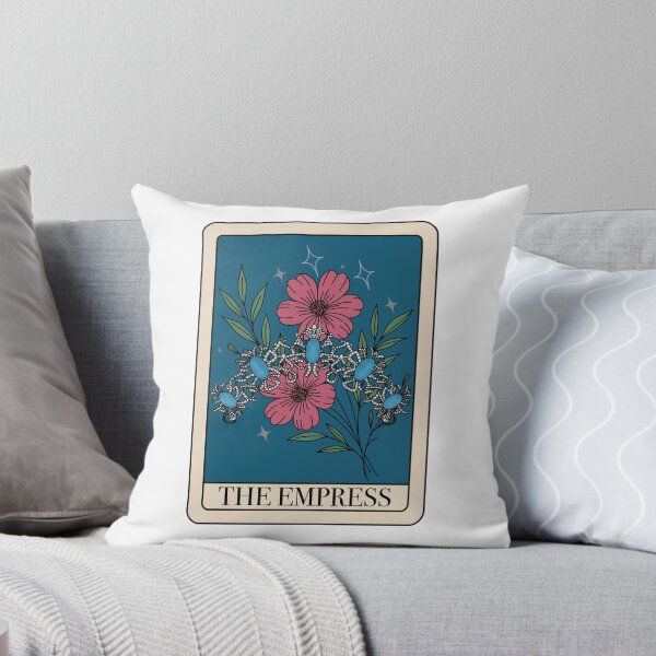 Item preview, Aquamarine Ribbon Tiara Flowers Tarot Card designed and sold by FreeOrca.