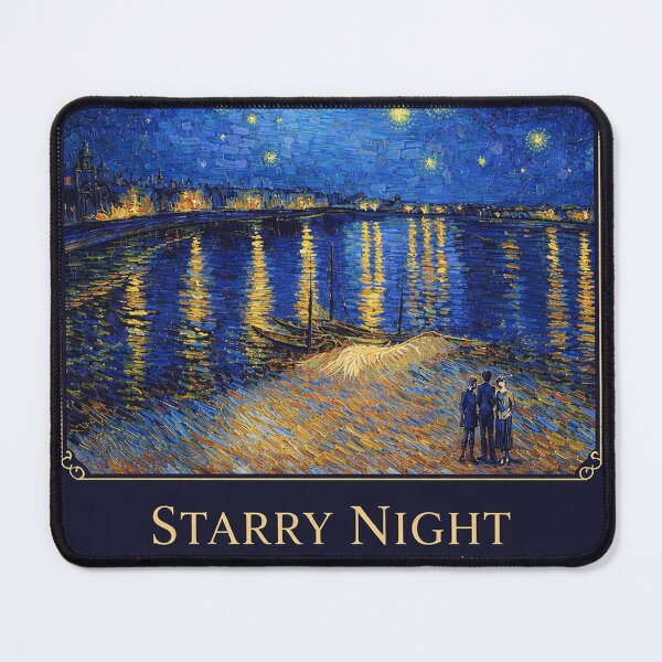 Item preview, Vincent van Gogh remastered Starry Night over the Rhone Poster designed and sold by LuluLeb.