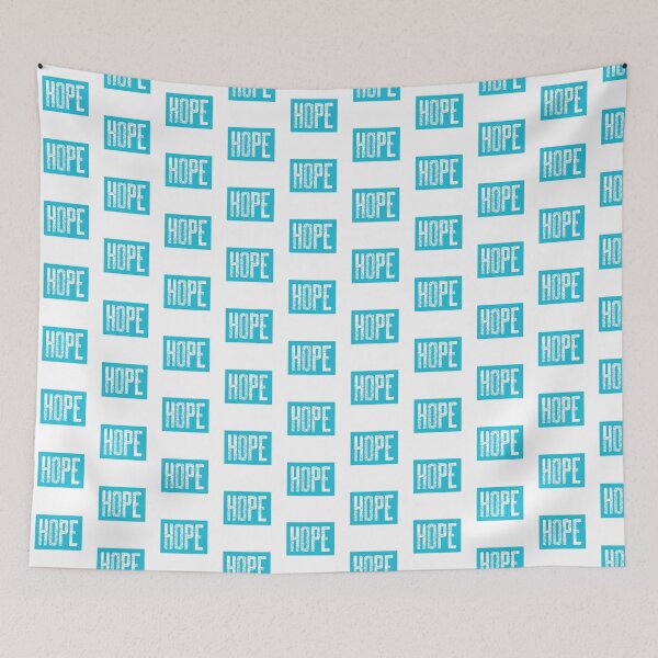 Item preview, Hope bold text designed and sold by PapillonTextiles.