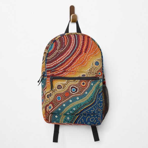 Item preview, Aboriginal Inspired Art - Pointillist Landscape designed and sold by GrinGalore.