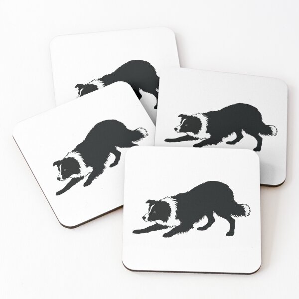 Item preview, The Crouch Herding Border Collie Silhouette designed and sold by Petzzz.