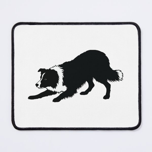 Item preview, The Crouch Herding Border Collie Silhouette designed and sold by Petzzz.
