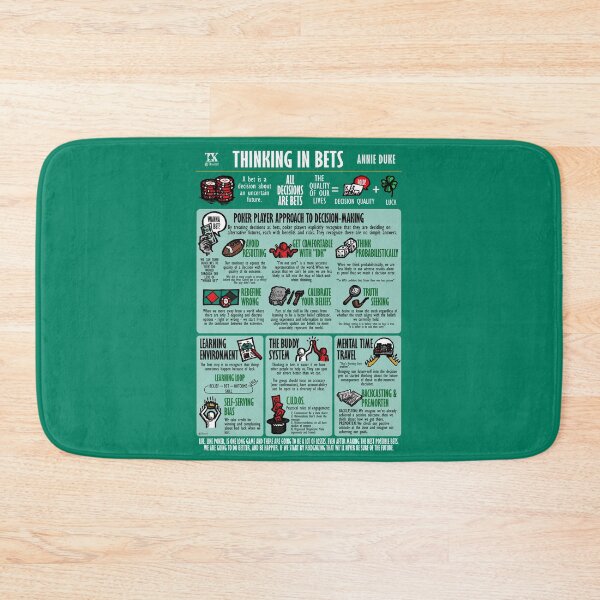 Item preview, Visual Book Summary Thinking in Bets (Annie Duke) designed and sold by TKsuited.