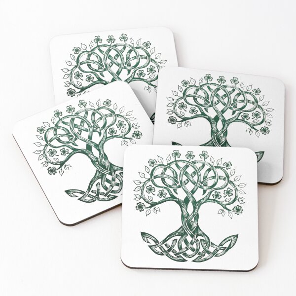 Item preview, Celtic Tree of Life Shamrock designed and sold by Amevvoo.