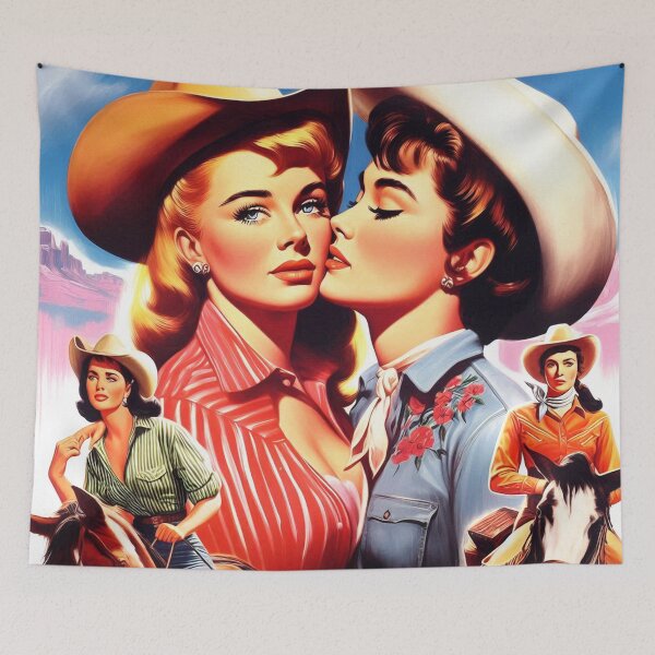 Artikelvorschau, Retro Love Cowgirls entworfen und verkauft von PulpVintage.
