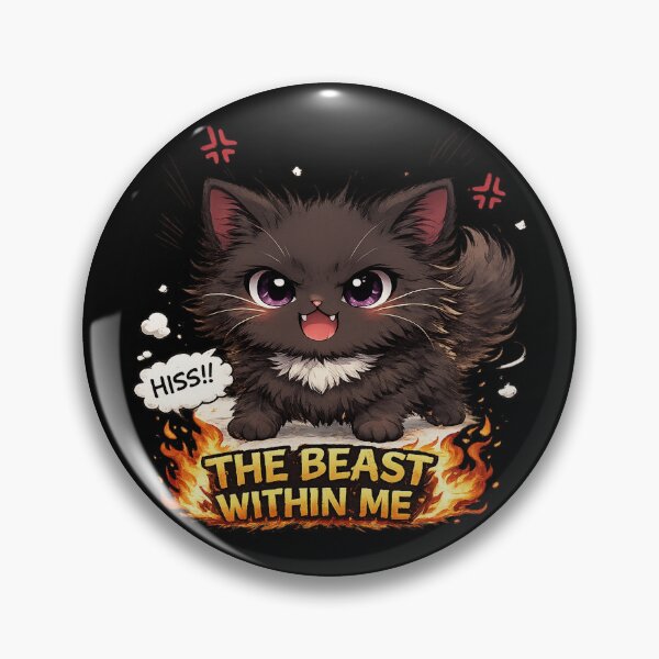 Item preview, The beast within me cat designed and sold by Peachy-Draws.