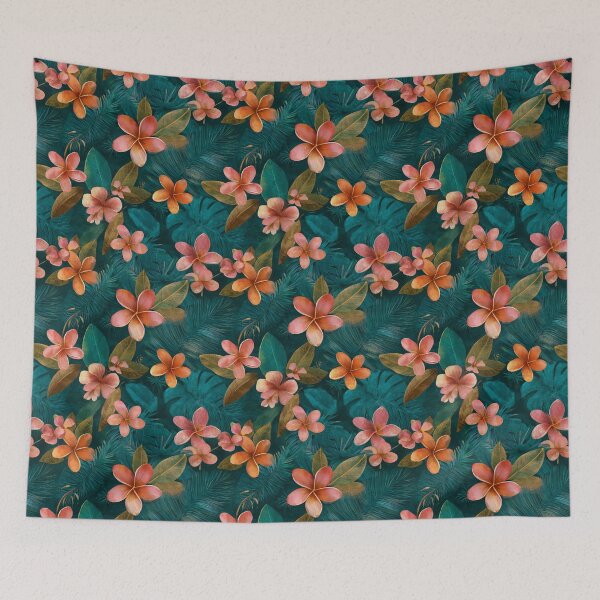 Item preview, Minimalistic Tropical Flower  - Flower Bouquet Pattern  - Birthday Gifts For Boyfriend designed and sold by RoyalStarsPatts.